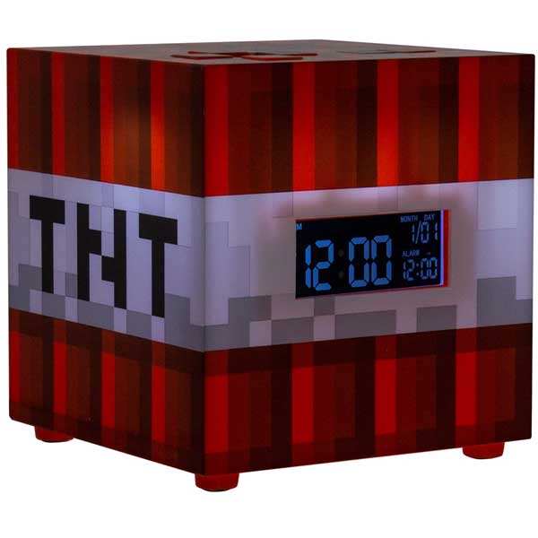 Hodiny s budíkem TNT (Minecraft)