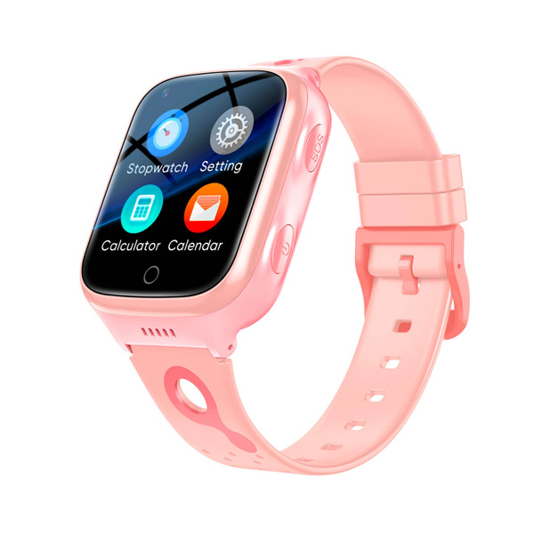 Carneo GuardKid+ 4G Platinum dětské smart hodinky, růžové