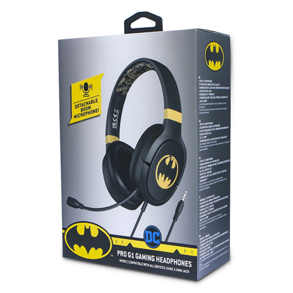 Dětské herní sluchátka OTL Technologies DC Comics  Batman PRO G1