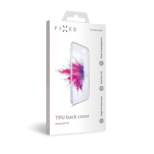 FIXED TPU Gelové pouzdro pro Xiaomi Redmi 9A, transparentní