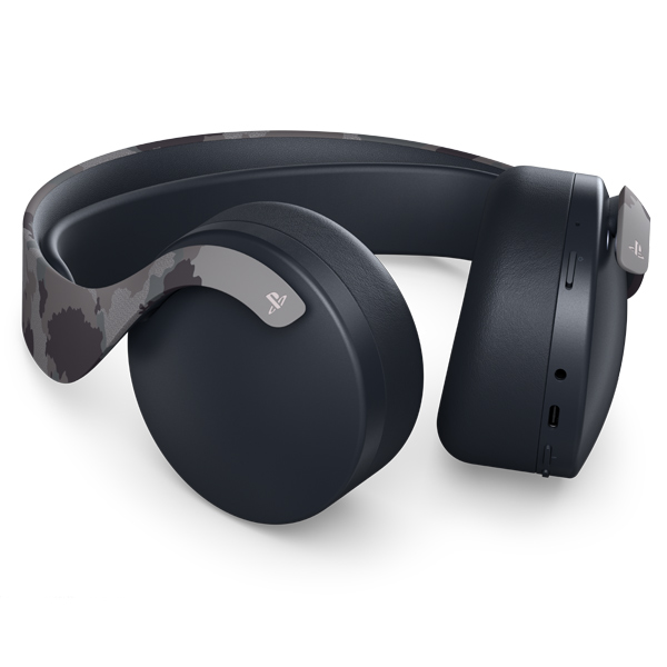 Bezdrátová sluchátka PlayStation Pulse 3D, šedá kamufláž