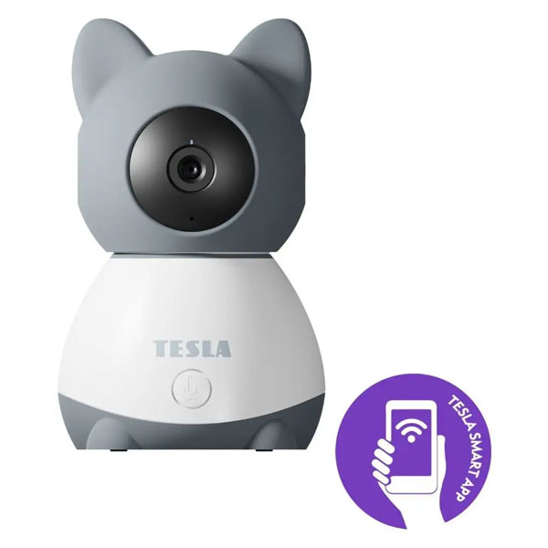 Tesla Smart Camera Baby B250, šedá