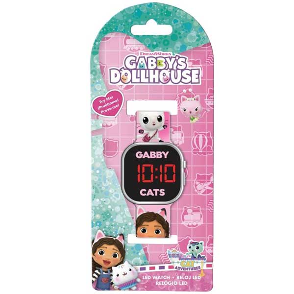 Kids Licensing dětské LED hodinky Gabby’s Dollhouse v.2
