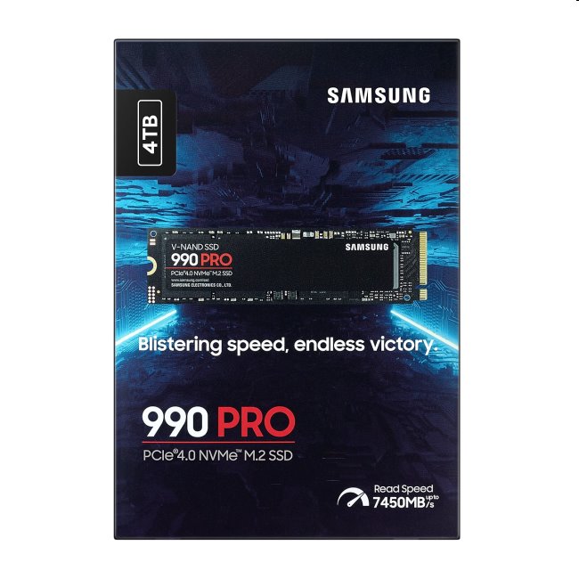 Samsung SSD 990 PRO, 4TB, NVMe M.2
