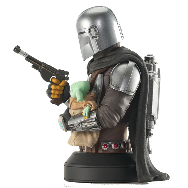 Gentle Giant - Star Wars The Mandalorian With Grogu 1/6 Scale Px Bust