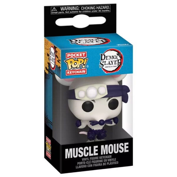 Funko POP! Klíčenka Muscle Mouse (Demon Slayer)