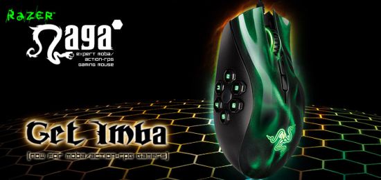 Razer Naga Hex Expert MOBA/Action-RPG Gaming Mouse