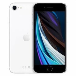 Apple iPhone SE (2020) 64GB, biela, Trieda C - použité, záruka 12 mesiacov