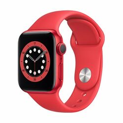 Apple Watch Series 6 GPS, 40mm PRODUCT(RED) Aluminium Case with red, Třída B - použité, záruka 12 měsíců
