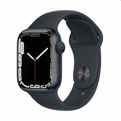 Apple Watch Series 7 GPS (41mm), midnight, Třída A - použité, záruka 12 měsíců