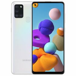 Samsung Galaxy A21s - A217F, 4/128GB, white, Třída B – použito, záruka 12 měsíců
