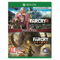Far Cry 4 + Far Cry: Primal CZ (Double Pack)[XBOX ONE]-BAZAR (použité zboží)