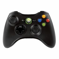 Microsoft Xbox 360 Wireless Controller, black-BAZAR (použité zboží, smluvní záruka 12 měsíců)