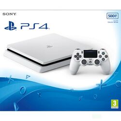 Sony PlayStation 4 Slim 500GB, ledovec white-BAZAR (použité zboží, smluvní záruka 12 měsíců)