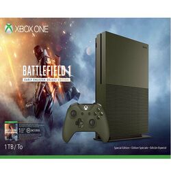Xbox One S 1TB khaki-Použitý zboží, smluvní záruka 12 měsíců